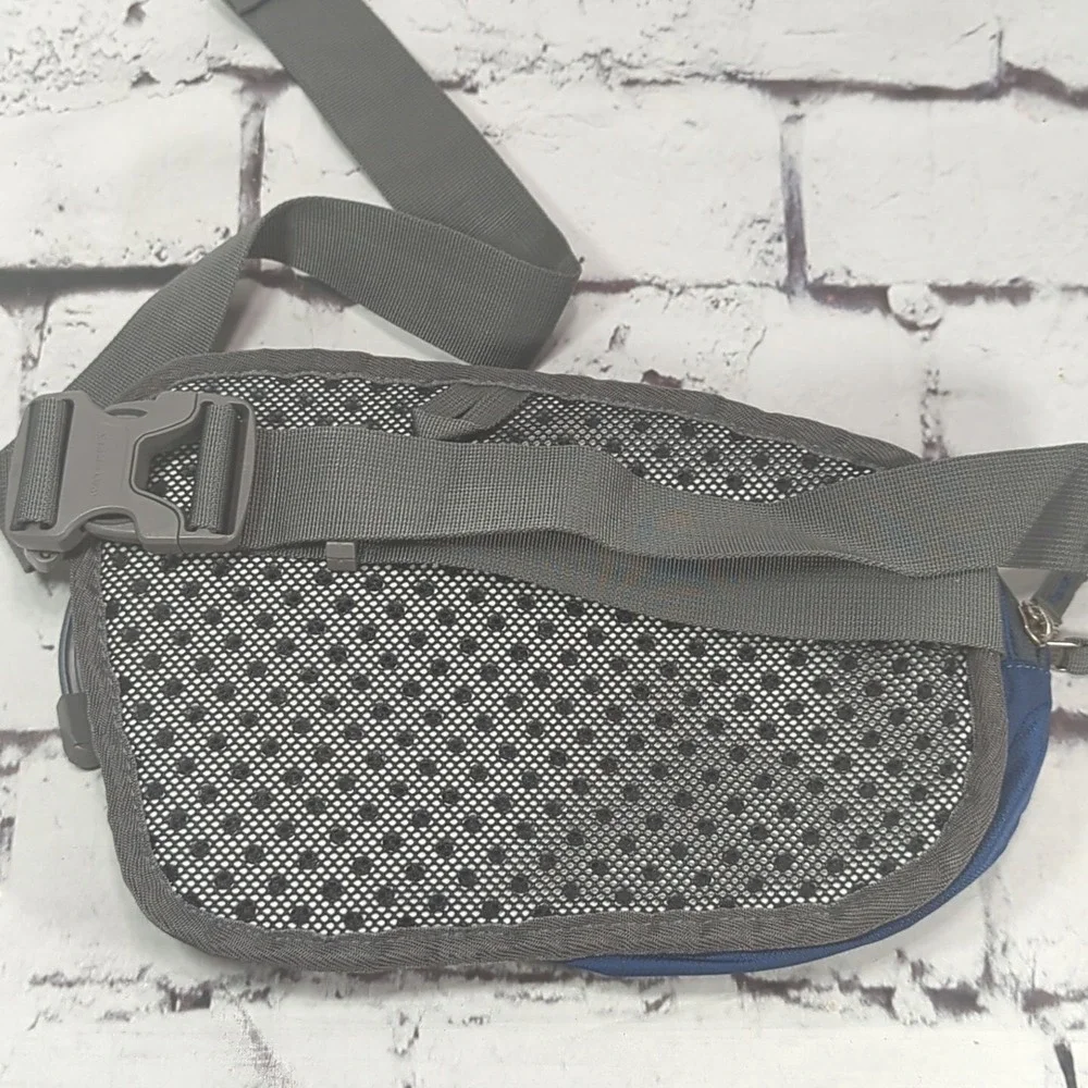 Waterfly‎ EnJoy Your LIfe Blue Fanny Pack Waist Pouch Sling Pack